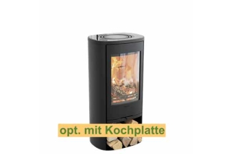 Kaminofen Contura 810 Style Korpus schwarz Glastop Gusseisenfront Lagersale