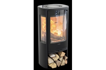 Kaminofen Contura 856G Style Korpus schwarz Glastop Glasfront