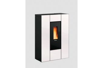 Pelletofen Extraflame Marilena Plus AD Crystal weiß