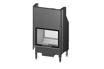 Kamineinsatz Spartherm Varia FD-87h Tür hochschiebbar Tunnelversion