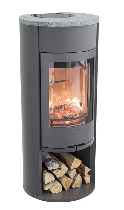 Kaminofen Contura 610 Style Korpus schwarz oder grau Abdeckung Speckstein Frontblende