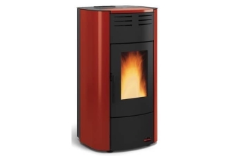 Pelletofen Extraflame Raffaella Idro H15 bordeaux wassergeführt im Top Deal
