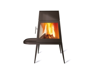 Kaminofen Skantherm Shaker 2.0 Tür links kurze Bank Ausstellung im Top Deal