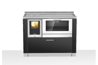 Tischherd Pertinger 110 Ökoalpin Panorama Schwarz Rechts