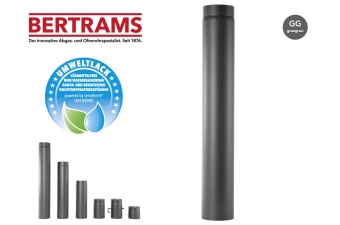 Rauchrohr Bertrams 1000 mm gussgrau Ø 150 mm