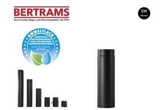 Rauchrohr Bertrams 500 mm schwarz Ø 150 mm