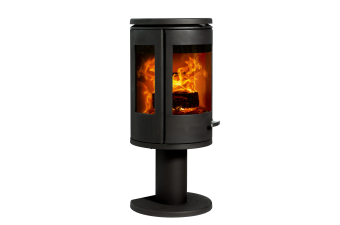 Kaminofen Morsø 7948 auf Säulenpodest