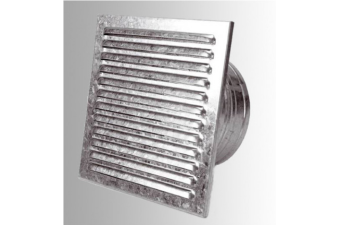 CB Aussenluftgitter 2.0 mit Stutzen verzinkt