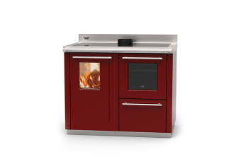 Tischherd Thermorossi Bosky Square F30 bordeaux wassergeführt