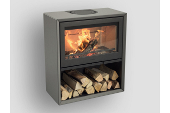 Kaminofen Contura 320A Artstone Naturell Gusstür