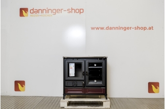 Tischherd Thermorossi Margherita (91 cm) bordeaux mit Panepizza System Lagersale