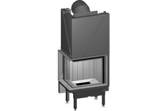 Kamineinsatz Spartherm Premium V-2L-55h Tür hochschiebbar Fenstereck links mit BLR und Speicherstein Lagersale