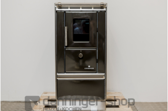 Tischherd Lohberger Rega 40 anthrazit metallic mit Cerankochfeld ohne Sichtfenster  Lagersale