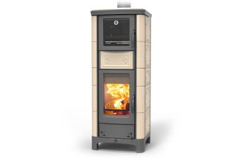 Kachelkaminofen Thermorossi Ardhea F Evo Maiolica beige wassergeführt im Top Deal