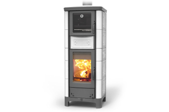 Kachelkaminofen Thermorossi Ardhea F Evo Maiolica weiß wassergeführt im Top Deal