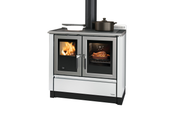 Tischherd La Nordica Venezia weiß Anschluss oben und hinten mit integrierter Brandschutzeinheit Lagersale