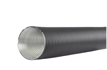 CB Aluflexrohr Standard farbig beschichtet schwarz Ø 150 mm