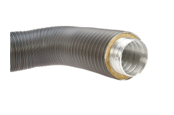 CB Alu-Isolierflexrohr farbig beschichtet grau Ø 100 mm