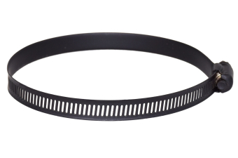 CB Schlauchklemmen farbig beschichtet schwarz