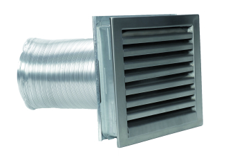 CB Aussenluftgitter quadratisch inkl. Einbaurahmen und Insektenschutzgitter