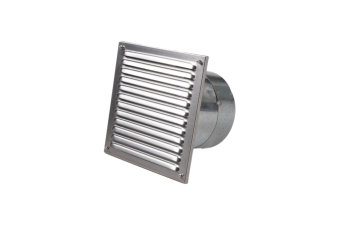 CB Aussenluftgitter 2.0 mit Stutzen Edelstahl