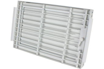 CB Deckenluftgitter mit breitem Einbaurahmen weiß