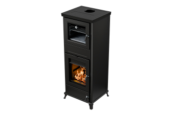 Kaminofen Thermorossi Flora Easy mit Backrohr wassergeführt
