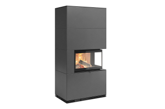 Kaminbausatz Contura i41A Artstone anthrazit Tür hochschiebbar - neues Modell