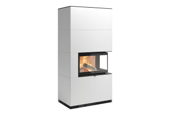 Kaminbausatz Contura i41 Stahl weiß - neues Modell