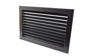 CB Kaltluftgitter Standard Aufputz schwarz