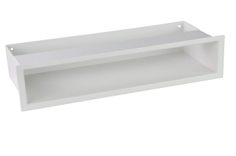 CB Luftleisten gerade ohne Einbaurahmen nicht verschließbar weiß