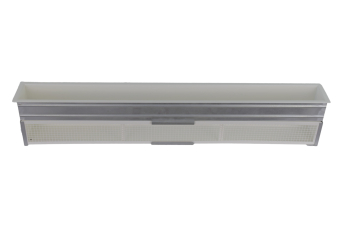 CB Luftleisten mit Einbaurahmen und Netz nicht verschließbar weiß