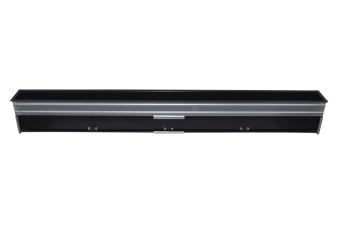 CB Luftleisten mit Einbaurahmen und Netz verschließbar schwarz