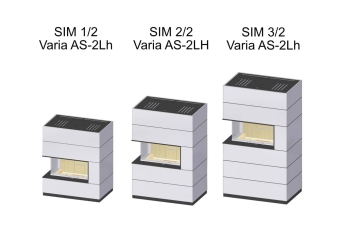 Kaminbausatz Spartherm SIM Varia AS-2Lh Tür hochschiebbar