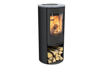 Kaminofen Contura 510 Style Korpus schwarz oder grau Abdeckung Speckstein Gusseisenfront