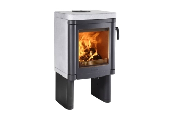 Kaminofen Contura 52T Korpus schwarz Abdeckung aus Speckstein