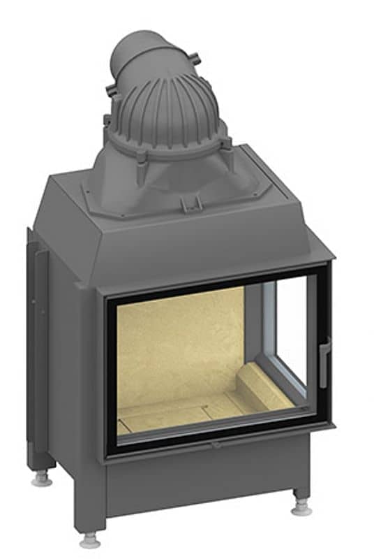 Kamineinsatz Schmid Ekko R 67(45) s Türanschlag links mit Steg