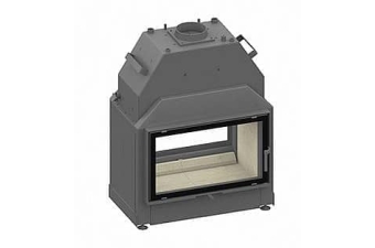 Kamineinsatz Schmid Lina W TV 7345 s/s Türanschlag links Tunnelversion wassergeführt