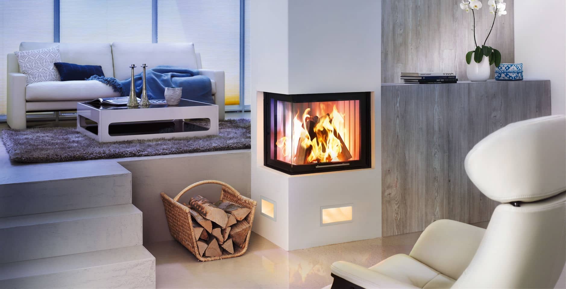 Kamineinsatz Spartherm Varia 2L-55h Tür hochschiebbar Fenstereck links – Bild 3