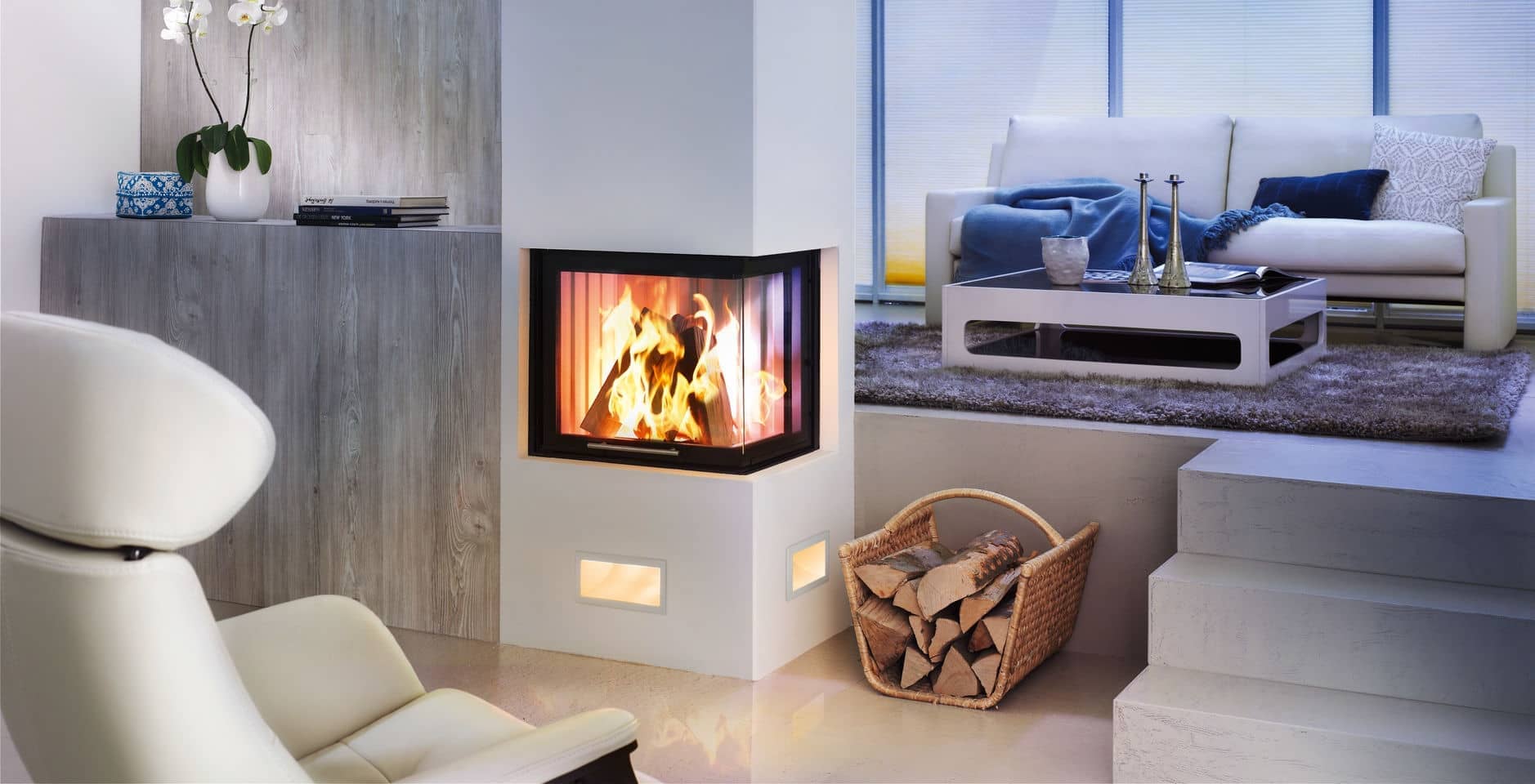 Kamineinsatz Spartherm Varia 2R-55h Tür hochschiebbar Fenstereck rechts – Bild 3