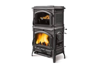 Kaminofen La Nordica Isotta Forno Evo schwarz Gusseisen im Special Sale
