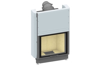 Kamineinsatz Schmid Lina W 7363 h Tür hochschiebbar wassergeführt