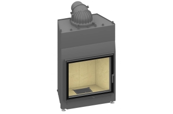 Kamineinsatz Schmid Lina W 7363 s Türanschlag links wassergeführt