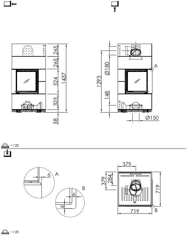 Kaminbausatz Spartherm SIM Mini 2LRh – Bild 7