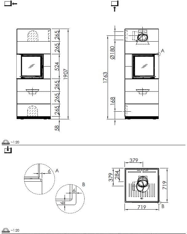 Kaminbausatz Spartherm SIM Mini 2LRh – Bild 9