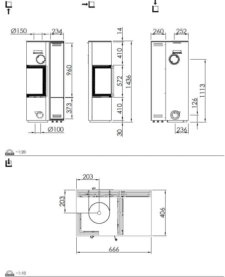 Kaminofen Spartherm Piko L RLU Titan Türanschlag links im Top Deal – Bild 7