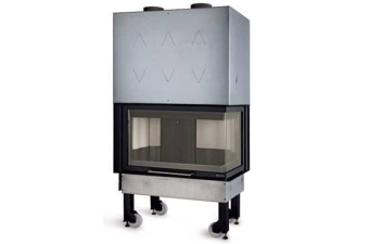 Kamineinsatz La Nordica Monoblocco 800 Angolo DX Fenstereck rechts