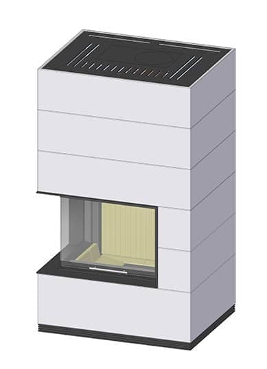 Kaminbausatz Spartherm SIM Varia 2Lh Tür hochschiebbar – Bild 3
