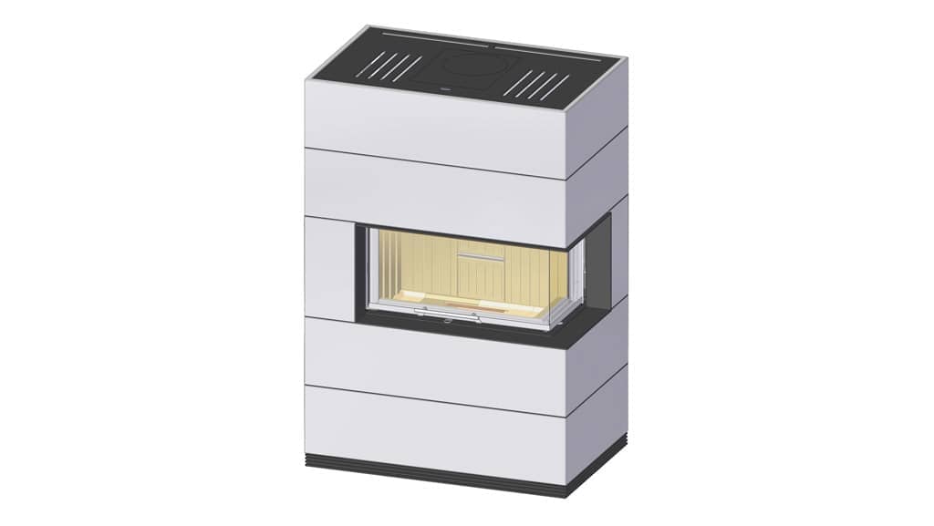 Kaminbausatz Spartherm SIM Varia AS-2Rh Tür hochschiebbar – Bild 4
