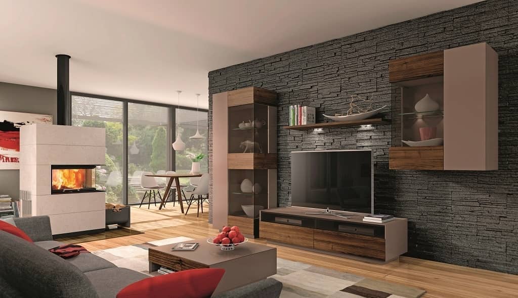 Kaminbausatz Spartherm SIM Varia AS-2Rh Tür hochschiebbar – Bild 2